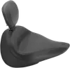 Mustang Black Standard Touring Solo Seat w Backrest