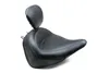 Mustang Black Wide Touring Solo Driver Seat w Backrest
