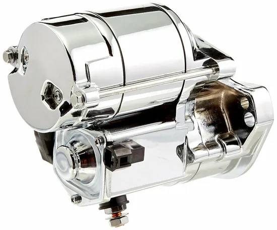 All Balls 1.4KW Chrome Electric Starter Motor for Harley Big Twins