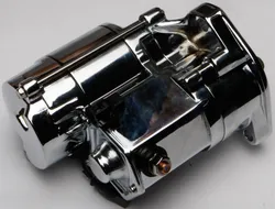 All Balls 1.4KW Chrome Electric Starter Motor for Harley Big Twins