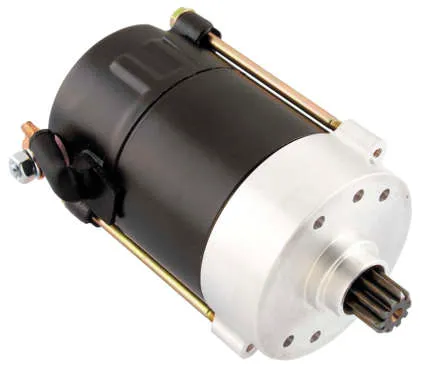 AB 1.4KW Black Electric Starter Motor Hitachi for Harley Big Twins