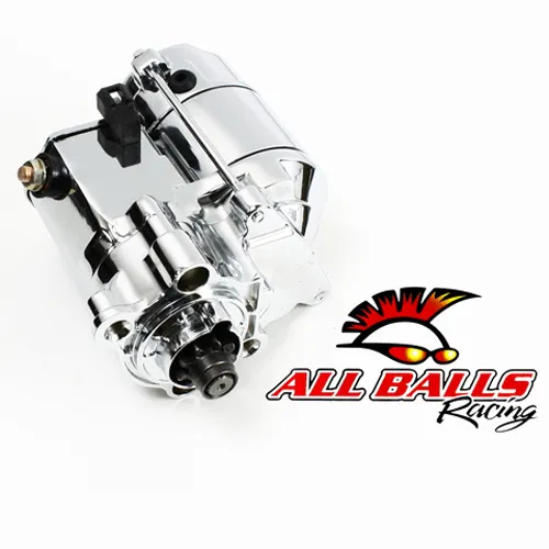 All Balls Electric Starter Motor 1.4KW Chrome for Harley Sportsters