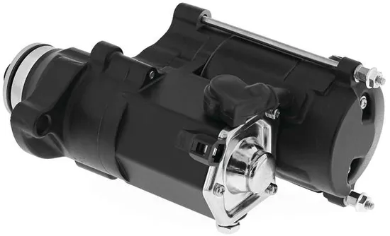 AB 1.4KW Black Electric Starter Motor 6 Speed for Harley Big Twins 1