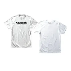 Dcor Adult Men Kawasaki Racing T-Shirt 2XL White
