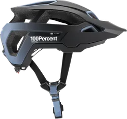 100% Adult Unisex Altec Bicycle Helmet Half Face L XL Black Blue