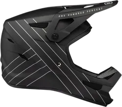 100% Adult Unisex Status Bicycle Helmet Full Face XL Black