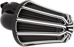 Arlen Ness Monster Sucker Air Cleaner Kit w Cover 10 Gauge Black