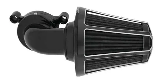 Arlen Ness Monster Sucker Air Cleaner Kit w Cover Beveled Black