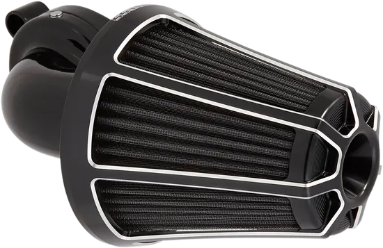 Arlen Ness Monster Sucker Air Cleaner Kit w Cover Beveled Black