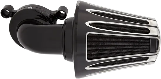 Arlen Ness Monster Sucker Air Cleaner Kit w Cover Deep Cut Black