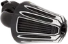 Arlen Ness Monster Sucker Air Cleaner Kit w Cover Deep Cut Black