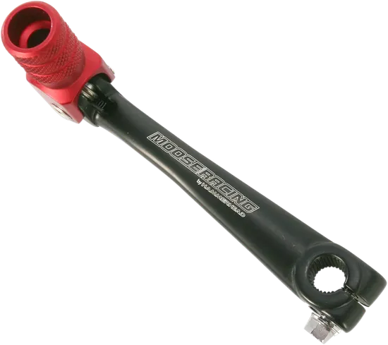 Moose Aluminum Folding Shift Lever Red for Honda