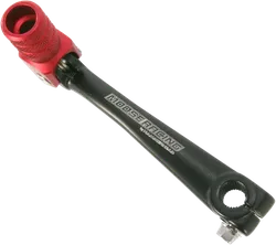 Moose Aluminum Folding Shift Lever Red for Honda