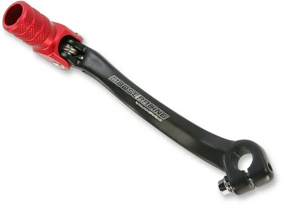 Moose Aluminum Folding Shift Lever Red for Honda 3