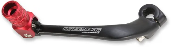 Moose Aluminum Folding Shift Lever Red for Honda