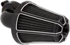 Arlen Ness Monster Sucker Air Cleaner Kit w Cover Beveled Black