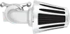 Arlen Ness Monster Sucker Air Cleaner Kit w Cover Deep Cut Chrome