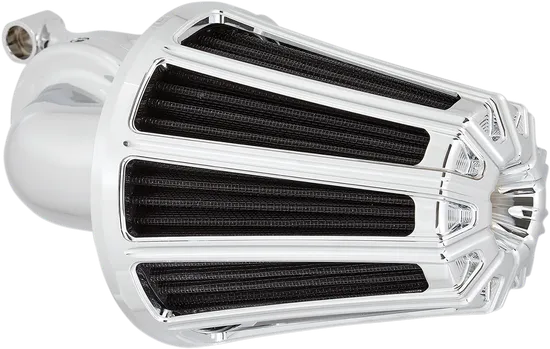 Arlen Ness Monster Sucker Air Cleaner Kit w Cover 10 Gauge Chrome