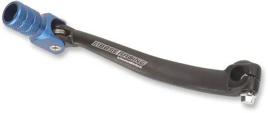 Moose Aluminum Folding Shift Lever Blue for Yamaha