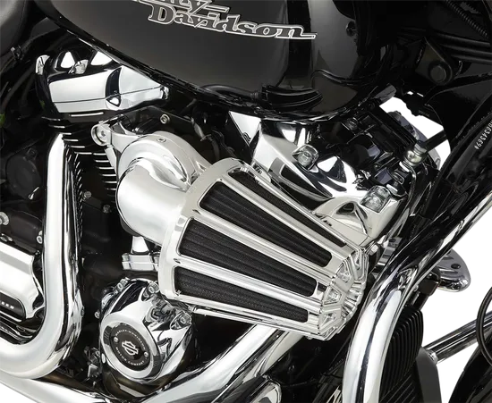Arlen Ness Monster Sucker Air Cleaner Kit w Cover 10 Gauge Chrome
