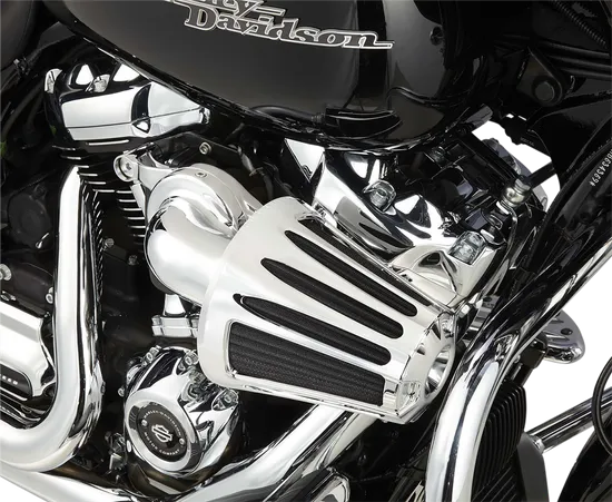 Arlen Ness Monster Sucker Air Cleaner Kit w Cover Deep Cut Chrome