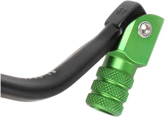 Moose Aluminum Folding Shift Lever Green for Kawasaki