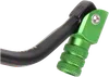 Moose Aluminum Folding Shift Lever Green for Kawasaki