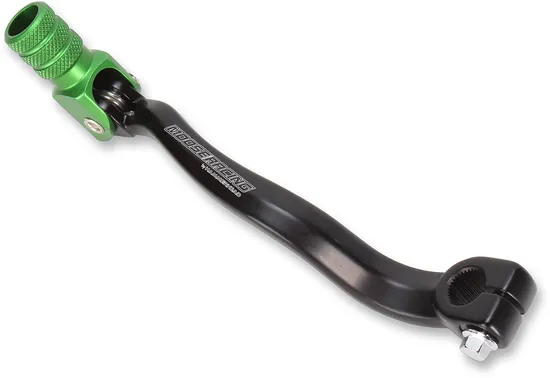 Moose Aluminum Folding Shift Lever Green for Kawasaki
