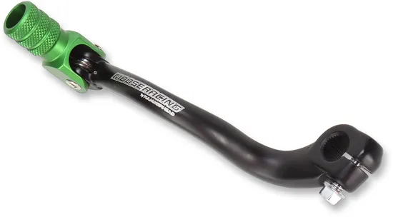 Moose Aluminum Folding Shift Lever Green for Kawasaki
