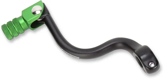 Moose Aluminum Folding Shift Lever Green for Kawasaki