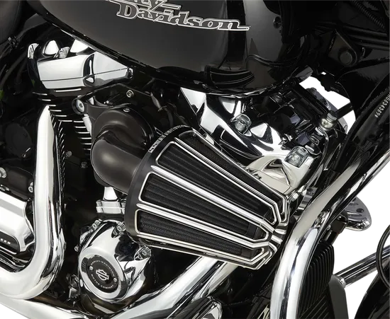 Arlen Ness Monster Sucker Air Cleaner Kit w Cover 10 Gauge Black