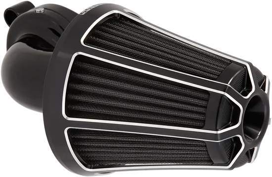 Arlen Ness Monster Sucker Air Cleaner Kit w Cover Beveled Black