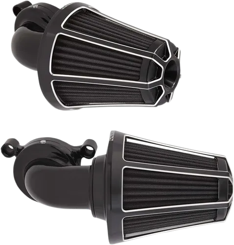 Arlen Ness Monster Sucker Air Cleaner Kit w Cover Beveled Black