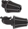 Arlen Ness Monster Sucker Air Cleaner Kit w Cover Beveled Black