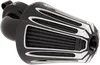 Arlen Ness Monster Sucker Air Cleaner Kit w Cover Deep Cut Black
