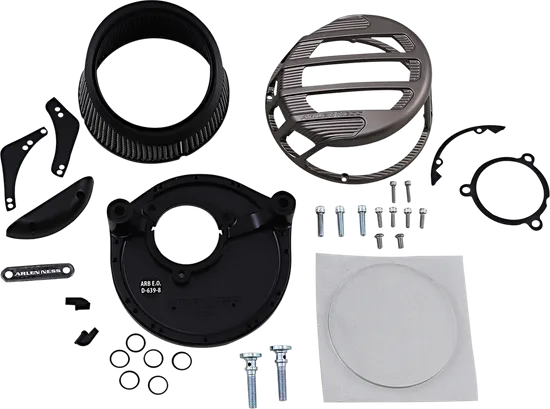Arlen Ness Sidekick Air Cleaner Filter Kit Titanium