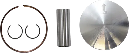 Wossner Complete Piston Kit 48.46mm Single Ring Circlip Wrist Pin