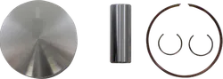 Wossner Complete Piston Kit 48.47mm Single Ring Circlip Wrist Pin