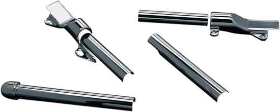 Kuryakyn Chrome Swingarm Covers Guards Protectors Set