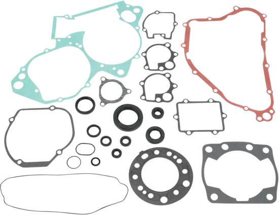 Moose Engine Rebuild Gasket Kit W Oil Seals 1