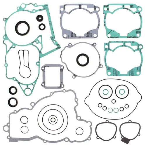 Vertex Complete Engine Rebuild Gasket Kit with Oil Seals