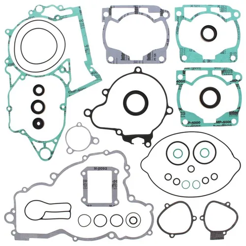 Vertex Complete Engine Rebuild Gasket Kit with Oil Seals
