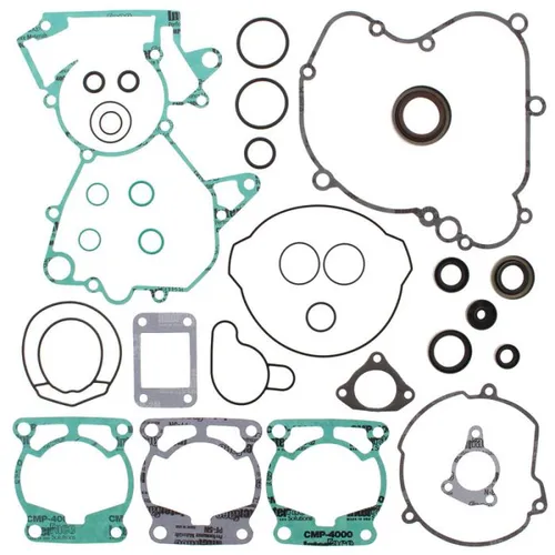 Vertex Complete Engine Rebuild Gasket Kit with Oil Seals
