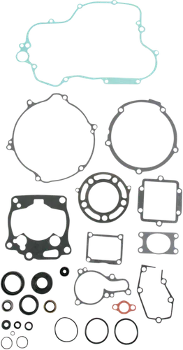 Moose Complete Engine Rebuild Gasket Kit with Oil Seals