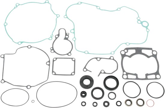 Moose Engine Rebuild Gasket Kit W Oil Seals 1