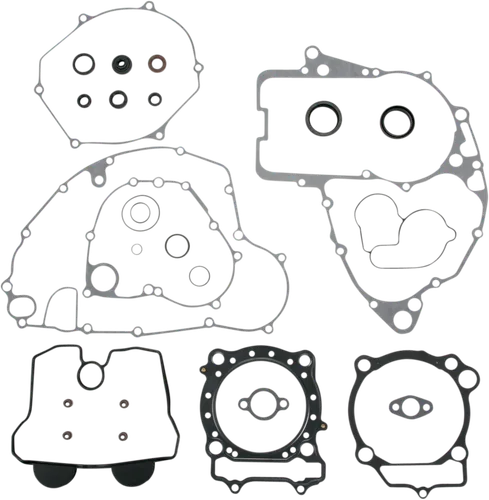 Moose Engine Rebuild Gasket Kit W Oil Seals 1
