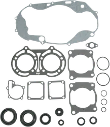 Moose Engine Rebuild Gasket Kit W Oil Seals