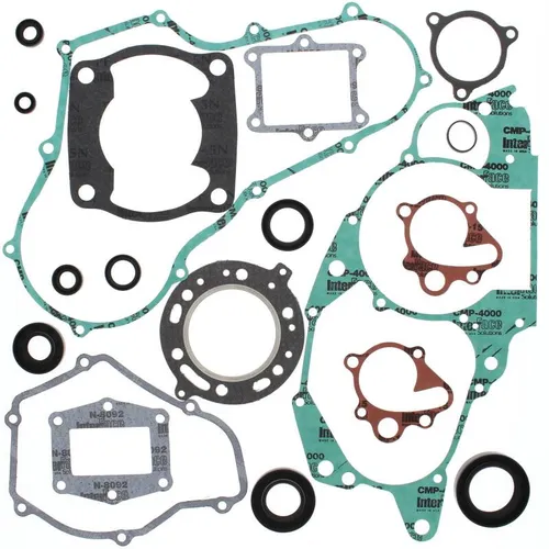 Vertex Complete Engine Rebuild Gasket Kit with Oil Seals