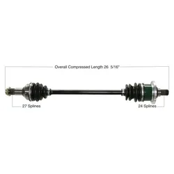 Tytaneum Replacement CV Axle Front Left or Right
