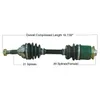 Tytaneum Replacement CV Axle Front Left